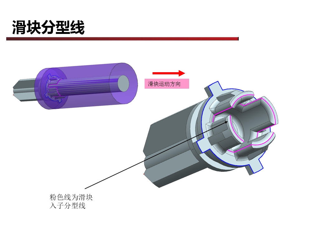 廣東深圳模具設計DFM報告滑塊分型線4